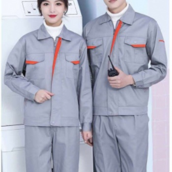 青島春秋車間工作服套裝定做車間黃島耐磨勞保服工裝加工定制