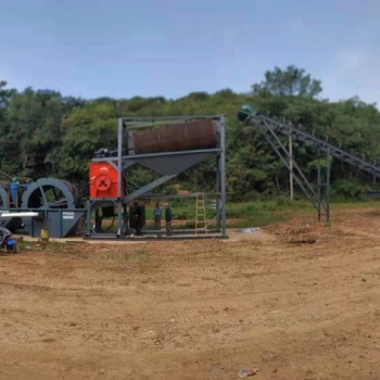 瓜子石清洗設備，1215碎石水洗機械，挖斗式洗砂機定制