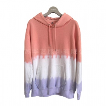 江蘇華藝扎染 廠家定制扎染成衣染色加工吊染 dip dye