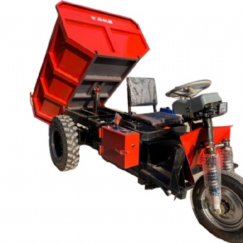 礦用三輪車電動(dòng)2噸自卸載重王 翻斗車建筑工地灰漿車