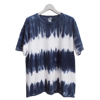 江蘇華藝扎染 廠家定制手繪成衣染色加工 tiedye