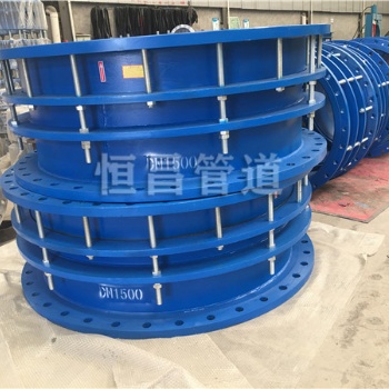 湖南雙法蘭限位伸縮補償接頭DN1300mm內部構造