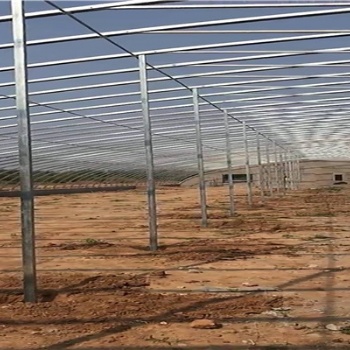 簡易農(nóng)用連棟大棚溫室大棚骨架建設(shè)定制每畝的價格