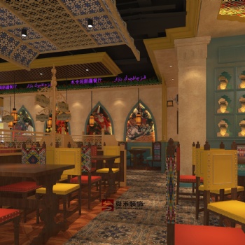 濟(jì)南特色風(fēng)格餐廳中餐廳裝修設(shè)計(jì)公司