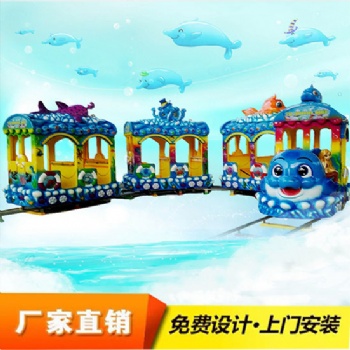 無(wú)軌海洋火車(chē)，公園游樂(lè)設(shè)備，兒童小火車(chē)廠家