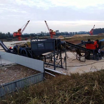 石粉沙的回收水洗，滾筒式篩沙洗石機(jī)定制