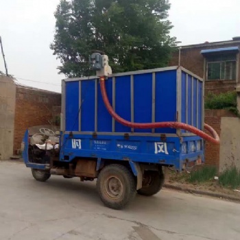 彈簧鋼葉片吸糧機 堅固耐用 軟管絞龍分離機 隨車抽糧機