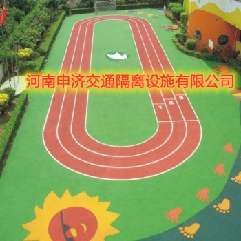 批發安裝塑膠跑道塑膠地坪PDEM幼兒園學校地坪透氣型塑膠跑道
