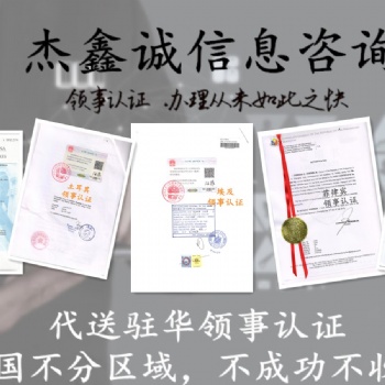 初次注冊證書瑞士使館加簽