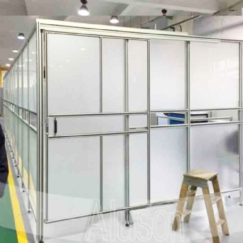 無錫鋁型材4080定制機(jī)器人安全護(hù)欄 安全設(shè)備防護(hù)江陰廠家