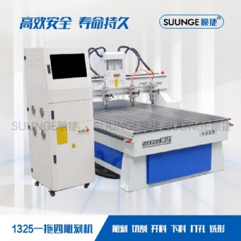 定制加大廣告木工多頭工藝品仿古家具雕刻機(jī)小型全自動立體浮雕機(jī)