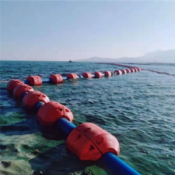 水庫疏浚工程塑料管道浮筒