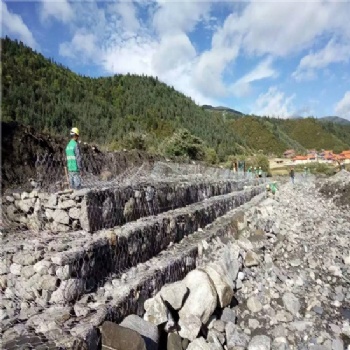 格賓擋墻廠家生產各種規格生態格網