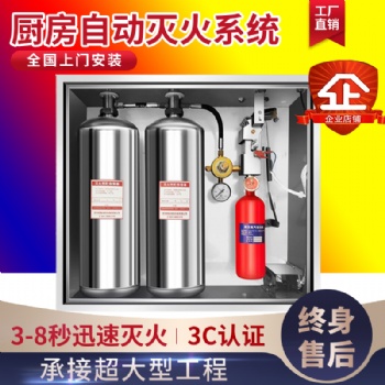廚房自動滅火裝置商用廚房設(shè)備滅火裝置酒店灶臺滅火設(shè)備**消防