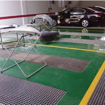 洗車房使用玻璃鋼格柵化工廠玻璃鋼格柵生產