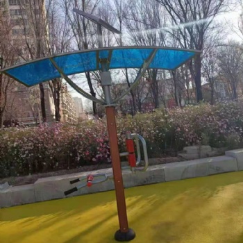 社區二代智能健身路徑語音播報健身器材生產廠家