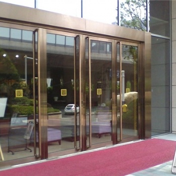 西安感應自動玻璃門 西安電動門 玻璃地彈門訂做安裝