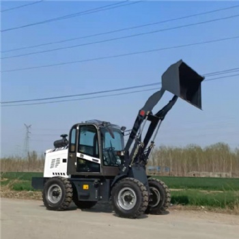 小型輪胎式四驅鏟土裝載機