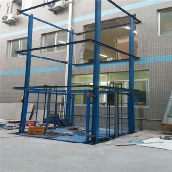 固定導(dǎo)軌式舉升貨梯移動(dòng)剪叉升降機(jī) 液壓電動(dòng)作業(yè)平臺(tái) 家用電梯