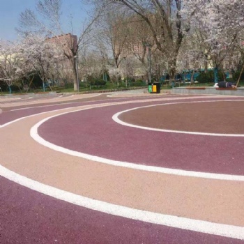 貴陽市 彩色透水混凝土 生態透水混凝土材料 制作廠家