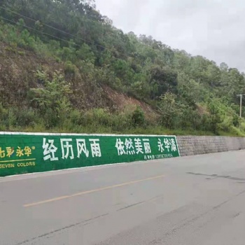 四川刷墻廣告策劃的雅安手繪墻體廣告別具一格