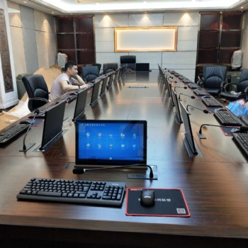 會(huì)議臺(tái)可升降顯示器 顯示屏俯仰支架