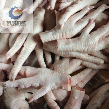 美國雞爪對半劈內(nèi)蒙古雞爪切半鳳爪去骨機去鳳爪指甲