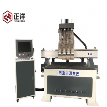 正洋三工序雕刻機(jī) 四軸推料雕刻機(jī)