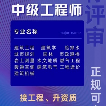職稱評審報名中 正規網查 通過率高