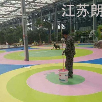 噴涂聚脲生產廠家供應兒童樂園游樂場彩色耐磨防水地坪