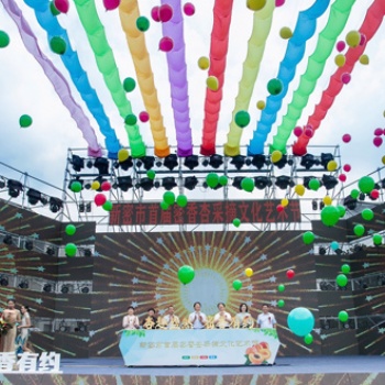 鄭州市大氣飛天彩虹，舞臺氛圍渲染道具，專業道具租賃