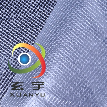 大量現貨供應0.3mm厚1.52米/1.37米透明夾網布