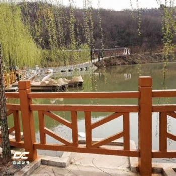 廣東河源水泥仿木護欄 北字款新農(nóng)村街道建設(shè)圍欄室外景區(qū)護欄