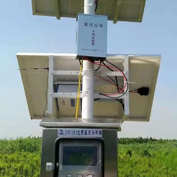 河流太陽能電板供電多參數水質監測系統