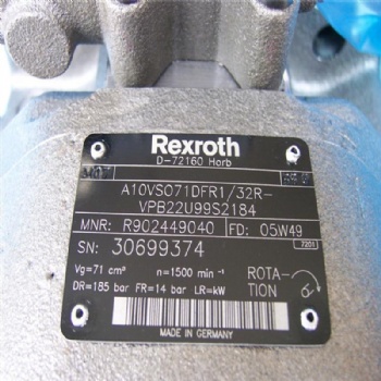 德國Rexroth力士樂柱塞泵A10VSO28/45/71DFR1/31R-PPA12N00液壓泵