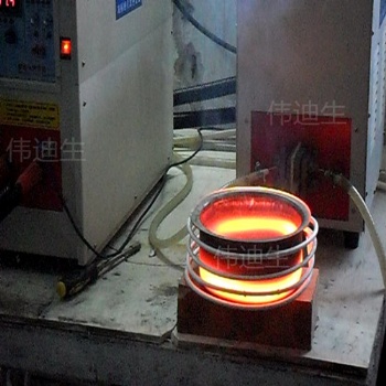 中山大涌不銹鋼盆口卷邊退火機 35KW高頻感應退火機哪里有賣