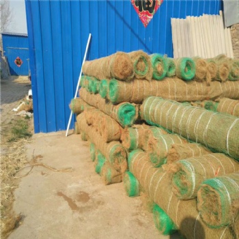 白銀市環(huán)保草毯 邊坡綠化生態(tài)植物纖維毯 椰絲毯 河渠護(hù)岸邊坡綠化