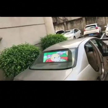 車載屏透明屏led顯示屏廣告招商