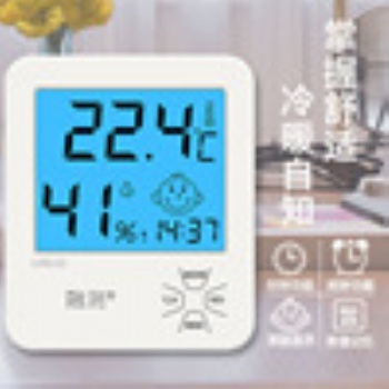 家用電子溫濕度計室內(nèi)嬰兒房帶背光干濕數(shù)顯溫濕度表LX8112