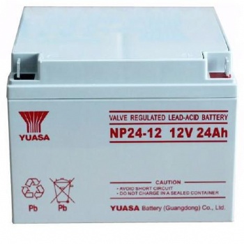 YUASA湯淺蓄電池NP24-12/12V24AH 閥控式鉛酸免維護(hù) UPS電源