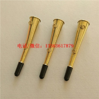 鐵路防護(hù)號(hào)角單筒口笛巡道信號(hào)帶掛繩銅喇叭牛角喇叭