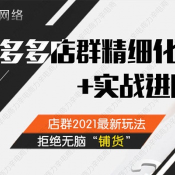 拼多多店群軟件，精細化運營教學_小象軟件上貨拍單貼牌加盟代理