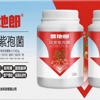 蔬菜防治根結線蟲用喜地郎淡紫紫孢菌