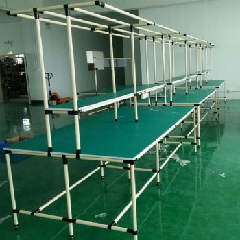 精益管防靜電工作臺雙層周轉(zhuǎn)車物料架多層老化架測試架移動手推車