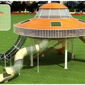 深圳大型公園主題兒童樂(lè)園，室外不銹鋼組合滑梯生產(chǎn)廠家