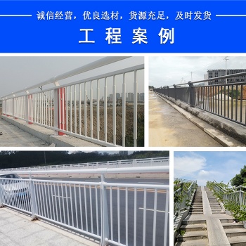 定做景觀隔離欄價格 中山橋上人行道扶手 河道保護欄