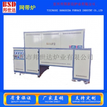 邦世達網(wǎng)帶式燒結(jié)爐 金屬制品退火網(wǎng)帶爐