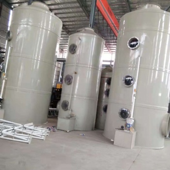 樂迪環(huán)保加工1萬風量噴淋塔 PP材質噴淋塔 水噴淋塔 廢氣處理設備