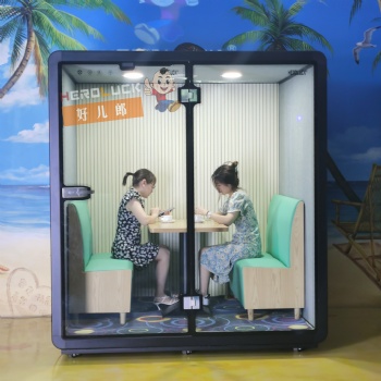 室內(nèi)可拆分的自助隔音鋼琴房移動隔音艙廠家定制