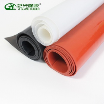 廠家批發(fā)1米寬耐高溫硅膠片白色 環(huán)保紅色硅膠 抗撕裂硅膠板黑色